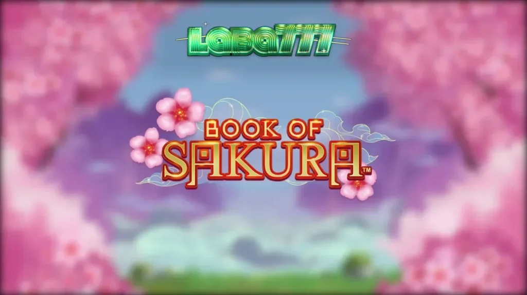 Pemandangan indah bunga sakura dan pendekar wanita di slot Book of Sakura